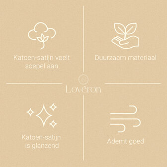 Voordelen katoen-satijn kussensloop